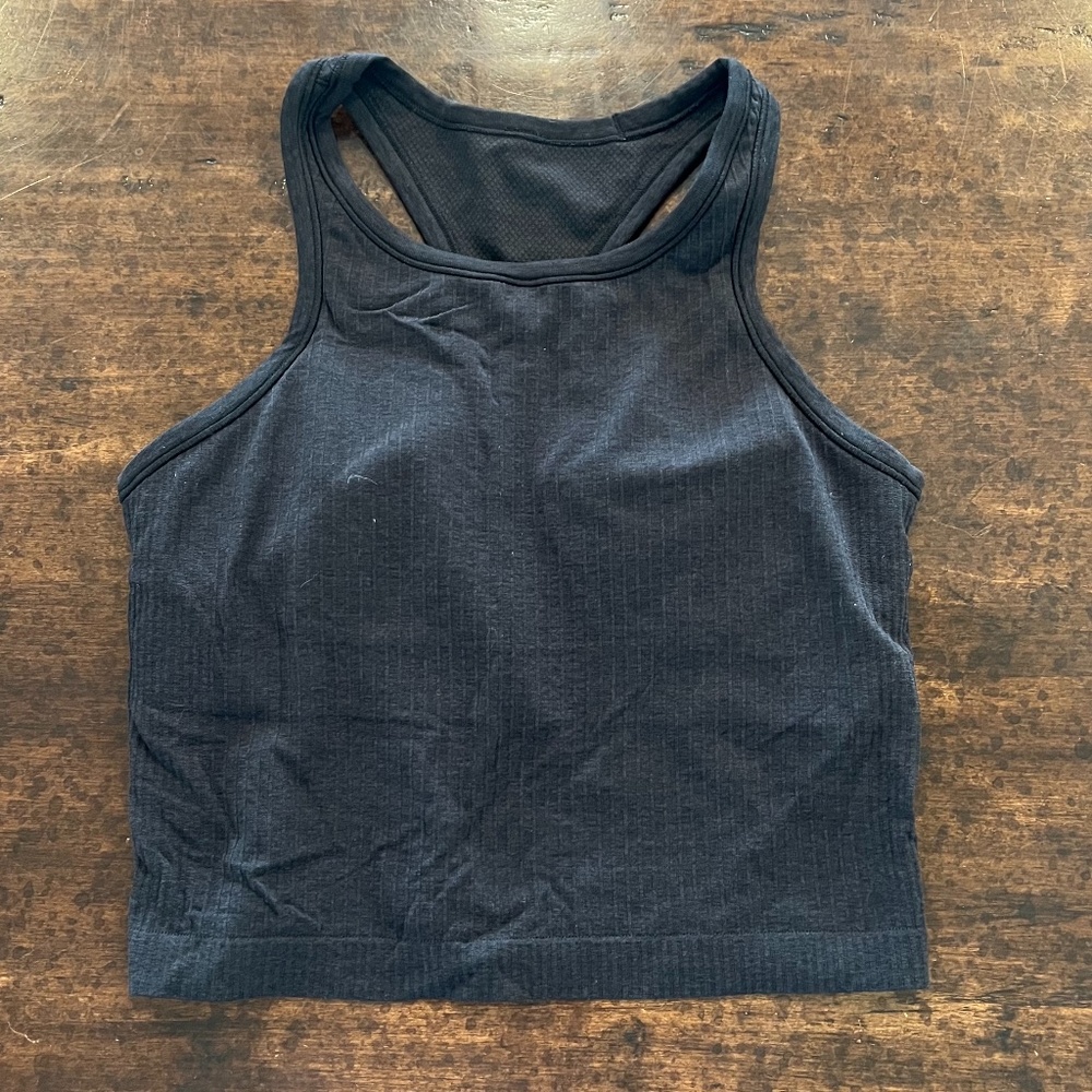 Lululemon Ebb to Street Cropped Racerback Tank Top